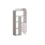 Βιβλιοθήκη Star άσπρο μελαμίνη 61 8x29 8x130εκ ed9150 - Image 4