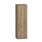 Ντουλάπα ρούχων Santa καρυδί μελαμίνη 60x47 1x187cm ed9174 - Image 4