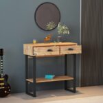 Κονσόλα Valery Atlantic Pine μελαμίνη 90x35 3x90εκ ed9184 - Image 5