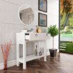 Κονσόλα Valery άσπρο μελαμίνη 90x35 3x90εκ ed9185 - Image 4