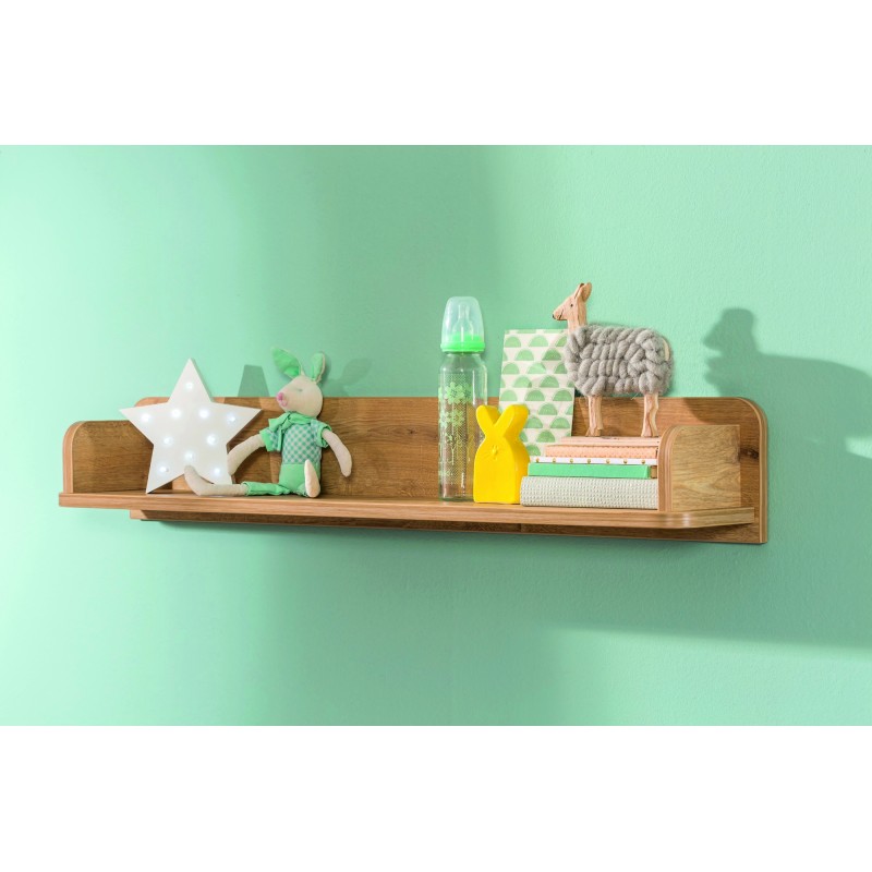 9191_0-800x800 Ραφιέρα Shelf καρυδί μελαμίνη 87x16x15εκ ed9191 - Image 1