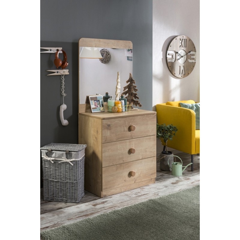 9192_0-800x800 Καθρέφτης Mocha 71x84cm μελαμίνη ed9192 - Image 1