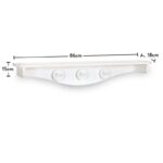 Ραφιέρα Baby Cotton άσπρο μελαμίνη 86x18x15εκ ed9195 - Image 2