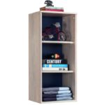 Βιβλιοθήκη Trio δρυς μελαμίνη 39x32x88εκ ed9199 - Image 4