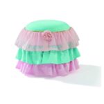 Σκαμπό Rose Ottoman ροζ 50x50x50εκ ed9204 - Image 2