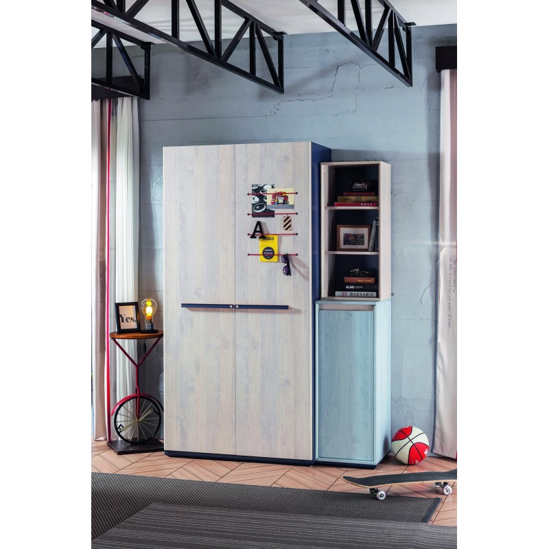 9217_0-800x800 Ντουλάπα ρούχων Trio μικρή 46x39x104cm ed9217 - Image 1