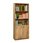 Βιβλιοθήκη Mocha δρυς μελαμίνη 70x31x169εκ ed9220 - Image 3