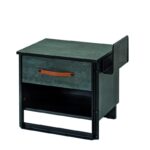 Κομοδίνο Dark Metal 54x40x52cm ed9240 - Image 4