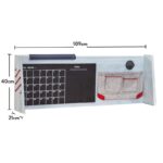 Αξεσουάρ γραφείου Trio Medium 109x40x21cm μελαμίνη ed9247 - Image 2