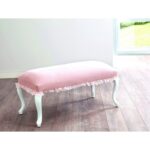 Σκαμπό Dream Ottoman ροζ ξύλινα πόδια 92x43x45εκ ed9249 - Image 4