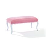 Σκαμπό Dream Ottoman ροζ ξύλινα πόδια 92x43x45εκ ed9249 - Image 3