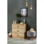 Συρταριέρα Mocha μελαμίνη 73x43x75cm ed9255