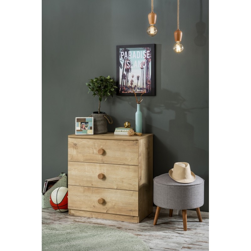 9255_0-800x800 Συρταριέρα Mocha μελαμίνη 73x43x75cm ed9255 - Image 1