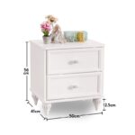 Κομοδίνο Romantica μελαμίνη 50x41x56cm ed9257 - Image 2