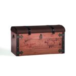Σκαμπό Pirate Chest καφέ μελαμίνη 92x45x49εκ ed9269 - Image 3