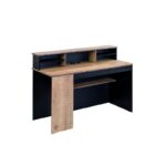 Γραφείο Black Large multicolor μελαμίνη 138x58x75cm ed9270 - Image 5