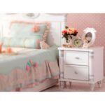 Κομοδίνο Romantica μελαμίνη 50x42x56cm ed9275