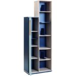 Βιβλιοθήκη Trio μελαμίνη 69x32x192cm ed9282 - Image 4