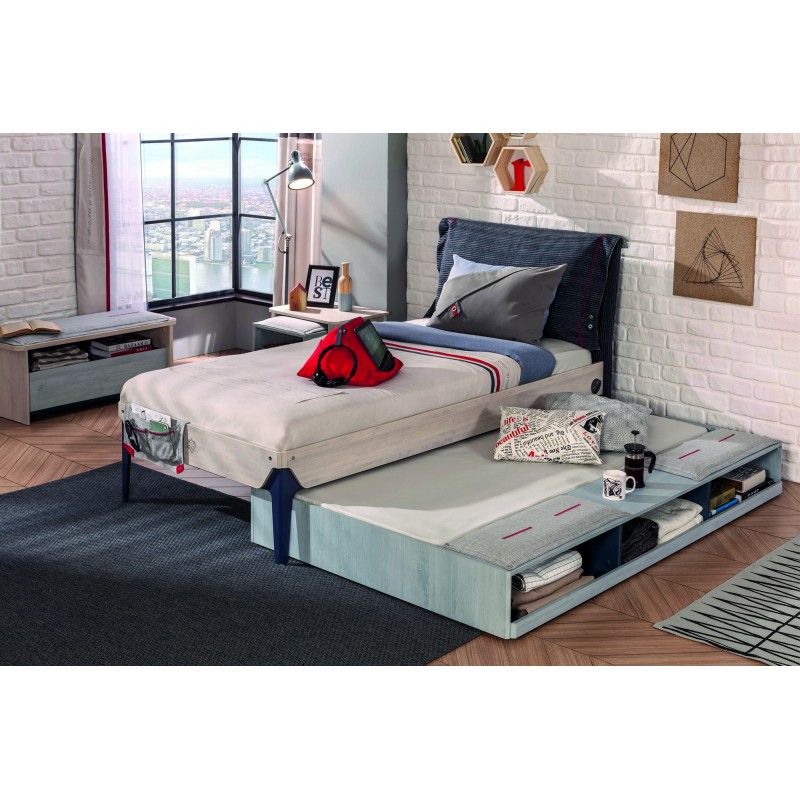 9284_0-800x800 Κρεβάτι Trio 90X190 μελαμίνη multicolor ed9284 - Image 1