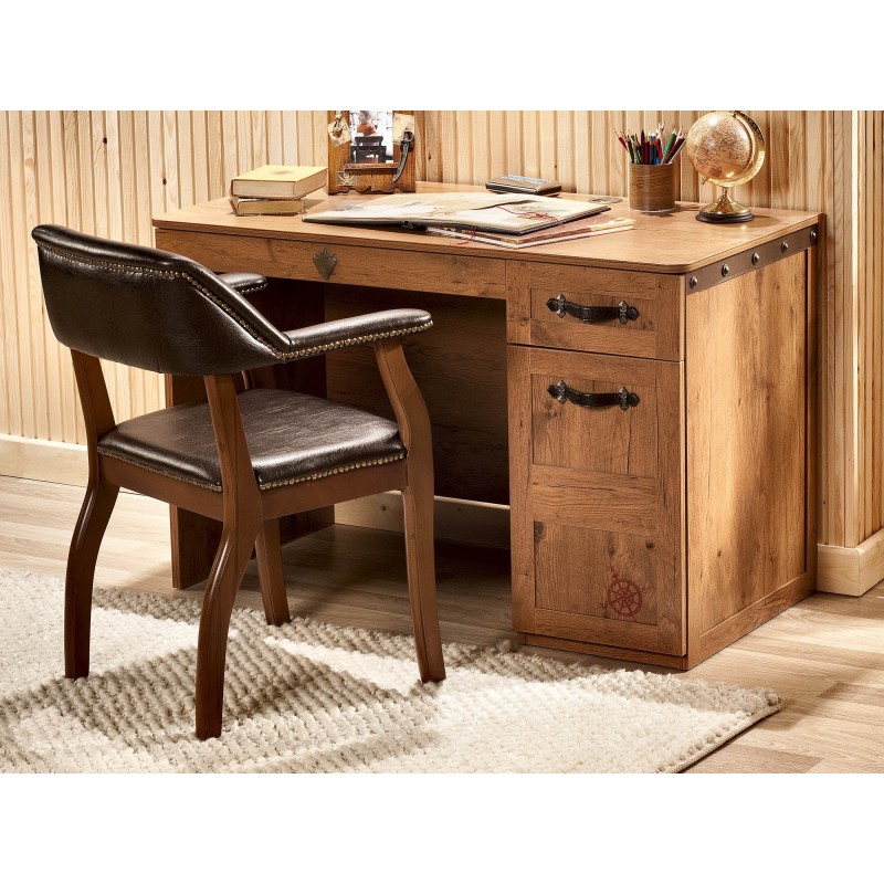 9285_0-800x800 Γραφείο Pirata 117x60x76cm μοριοσανίδα ed9285 - Image 1