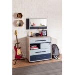 Συρταριέρα Trio 80x46x83cm μελαμίνη multicolor ed9288