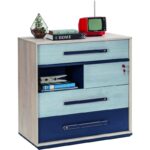 Συρταριέρα Trio 80x46x83cm μελαμίνη multicolor ed9288 - Image 5