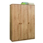 Ντουλάπα Mocha Wardrobe καρυδί μελαμίνη 137x56x197εκ ed9305 - Image 5