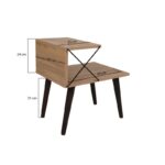 Κομοδίνο Croce pine 50x40x55cm μελαμίνη ed930 - Image 2