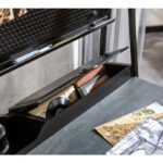 Γραφείο Metallo Scuro 134x62x80cm ed9313 - Image 3