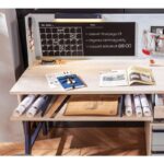 Γραφείο Tre 141x64x76cm μελαμίνη πολύχρωμο ed9314 - Image 3