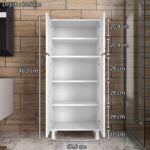 Ντουλάπι Four άσπρο μελαμίνη 62 6x35 8x146 2εκ ed939 - Image 2