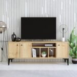 Έπιπλο τηλεόρασης Vesta 150x40x40cm μελαμίνη ed9463