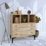 Συρταριέρα Nevada 80x40x86cm μελαμίνη oak ed9464 - Image 5