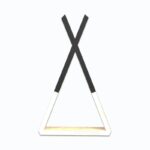 Ραφιέρα Raf καρυδί μαύρο ξύλο 25x6x42εκ ed9471 - Image 4