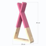 Ραφιέρα Raf καρυδί ροζ ξύλο 25x6x42εκ ed9472 - Image 2