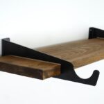 Ραφιέρα Lam καρυδί ξύλο 60x6 5x14εκ ed9476 - Image 4