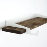 Ραφιέρα Lam καρυδί ξύλο 60x14x6 5εκ ed9477 - Image 5