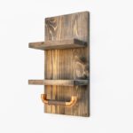 Ραφιέρα Cop καρυδί ξύλο 18x12x35εκ ed9485 - Image 3