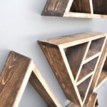 Ράφι Raf καρυδί ξύλο τρίγωνο 40 33 15 εκ ed9489 - Image 4