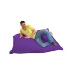 Πουφ Cushion 100x100 αδιάβροχο ύφασμα μωβ ed9514 - Image 4