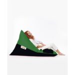 Πουφ κρεβάτι Pyramid Large Double αδιάβροχο ύφασμα πράσινο 145x35cm ed9517 - Image 4