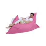 Πουφ Giant Cushion 140x180 αδιάβροχο ύφασμα ροζ ed9526 - Image 5
