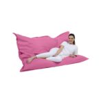 Πουφ Giant Cushion 140x180 αδιάβροχο ύφασμα ροζ ed9526 - Image 2
