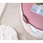 Παιδικό πουφ Lodie άσπρο ροζ 44x32εκ ed9534 - Image 5