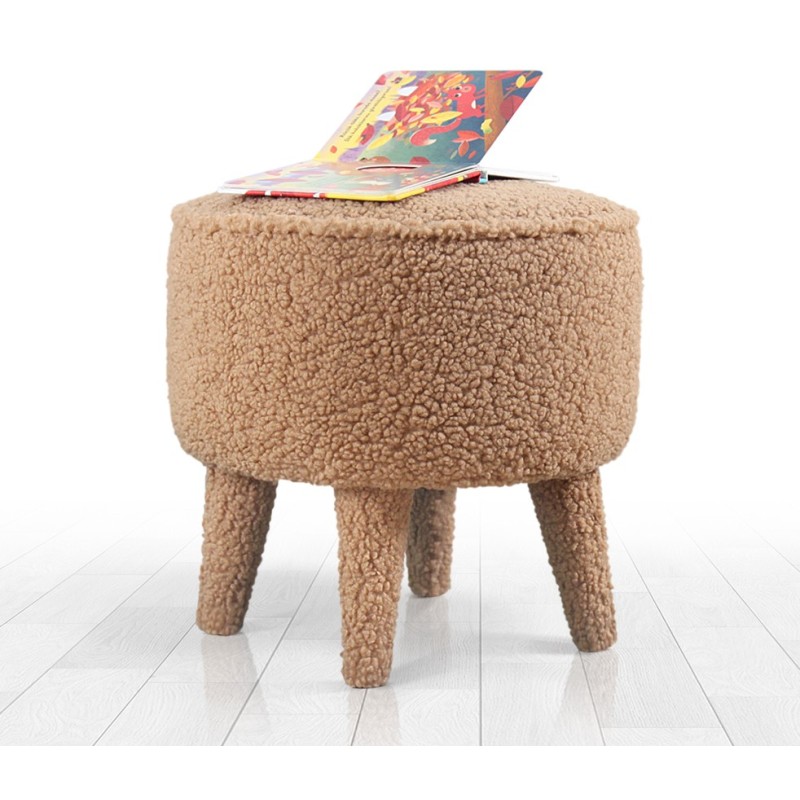 9544_0-800x800 Σκαμπώ Mai καφέ 38x37cm ed9544 - Image 1