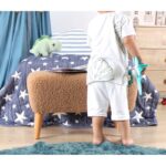 Σκαμπώ Mai καφέ 61x32x33cm ed9553 - Image 5