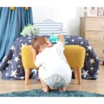 Σκαμπώ Mai κίτρινο 61x32x33cm ed9554 - Image 4