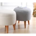 Σκαμπώ Mai γκρι 40x42cm ed9561 - Image 4