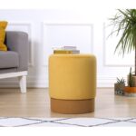 Σκαμπώ Ropp κίτρινο 43x38cm ed9576 - Image 5