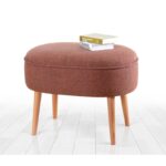 Σκαμπώ Timo κεραμιδί 63x44x47cm ed9579